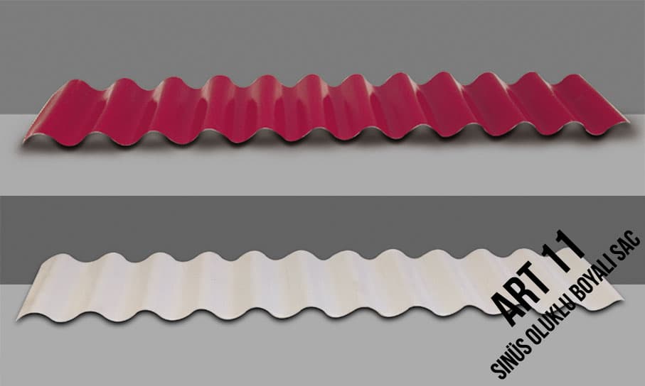 ATR 11 Sinusoidal Corrugated Coated Sheet