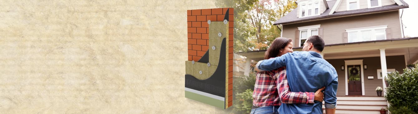 External Wall Thermal Insulation System Stone Wool Board